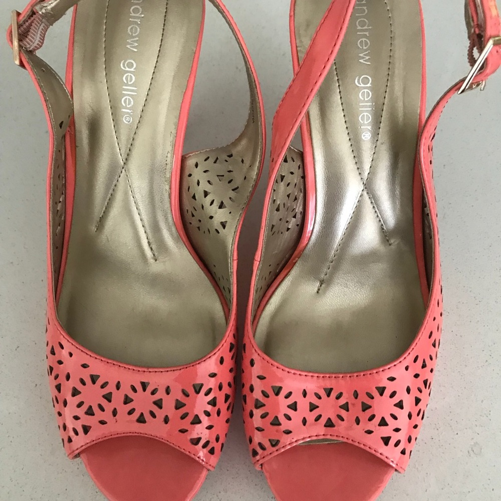Andrew Gellar coral heels